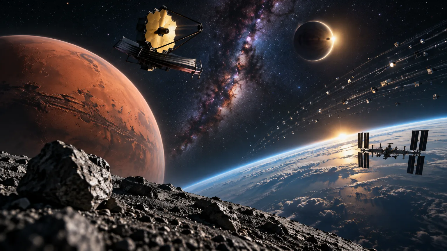 Astronomia in corso: missioni, dati e un rischio crescente per il cielo