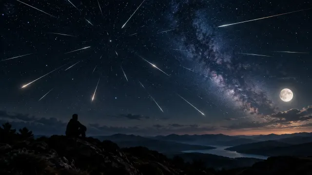 Cómo observar una lluvia de meteoros: mira el cielo completo, no solo el radiante