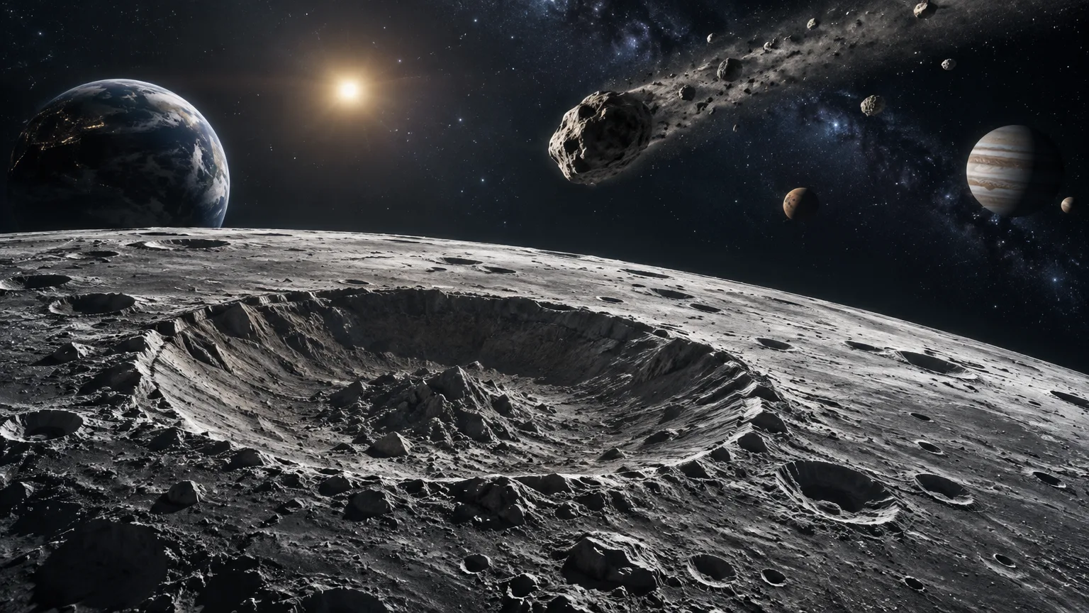 Les cratères lunaires conservent l'histoire des impacts du système solaire