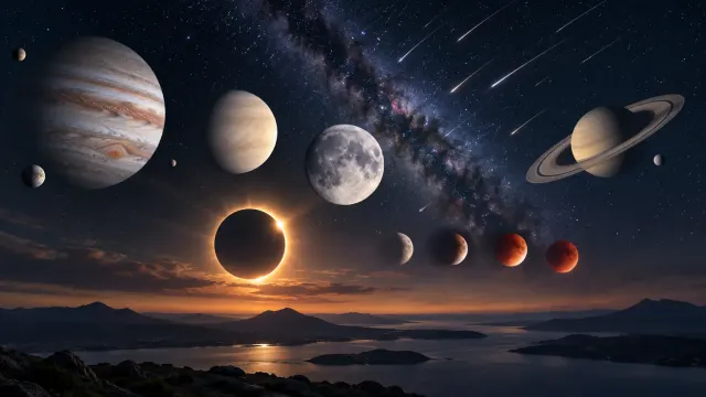 El cielo de 2026: eclipses, Perseidas y encuentros celestes para observar