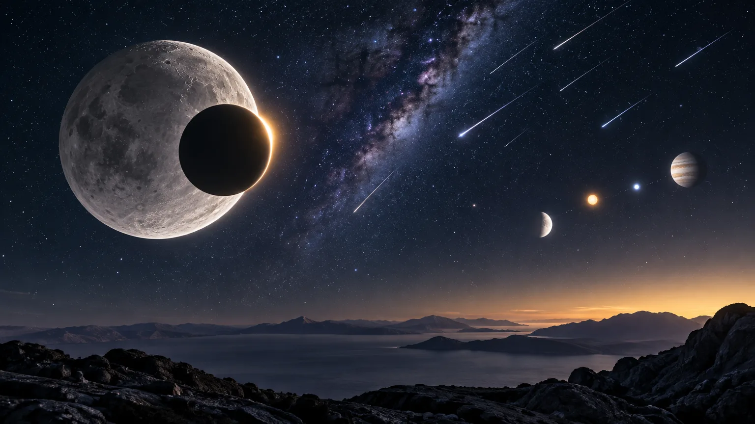El cielo de 2026: eclipses, Perseidas y encuentros planetarios