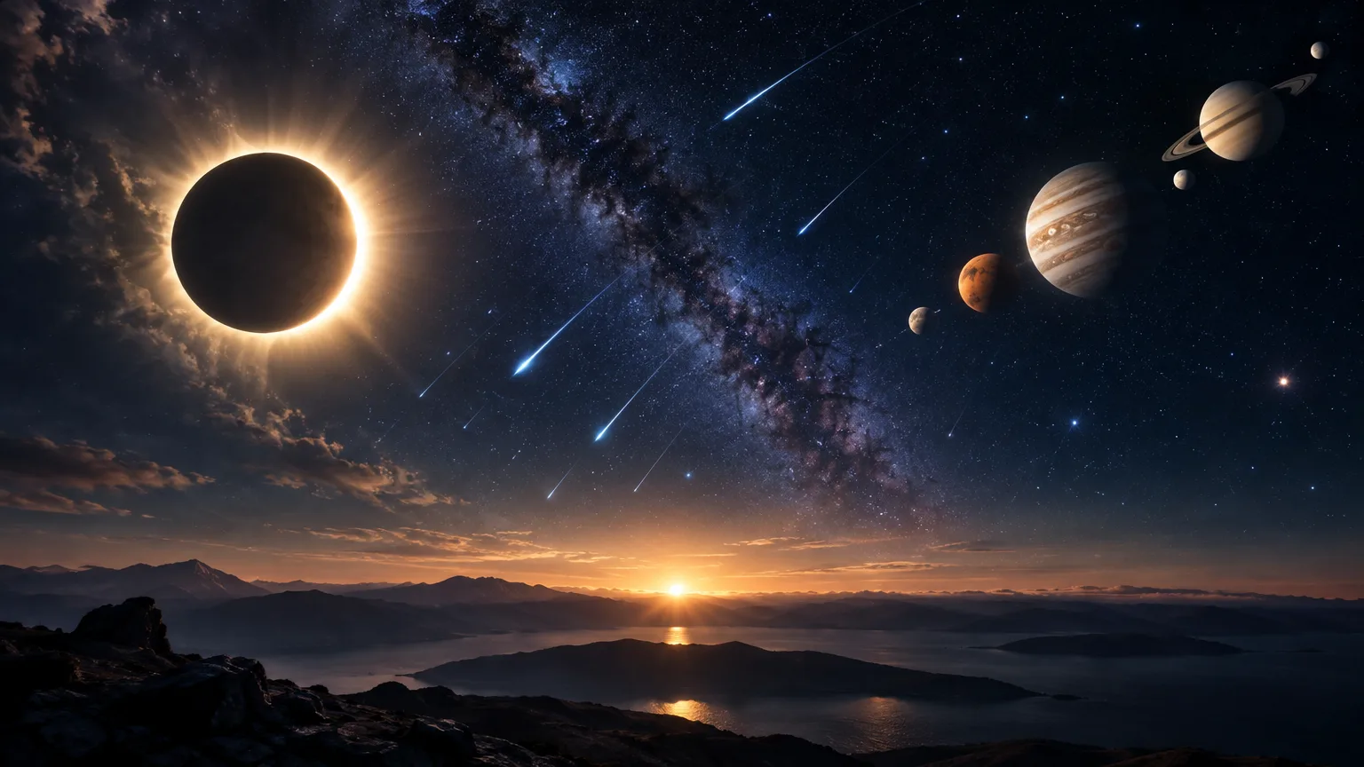 El cielo de 2026: eclipses, Perseidas y encuentros planetarios