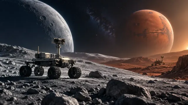 Exploración robótica: autonomía e IA para investigar la Luna y Marte