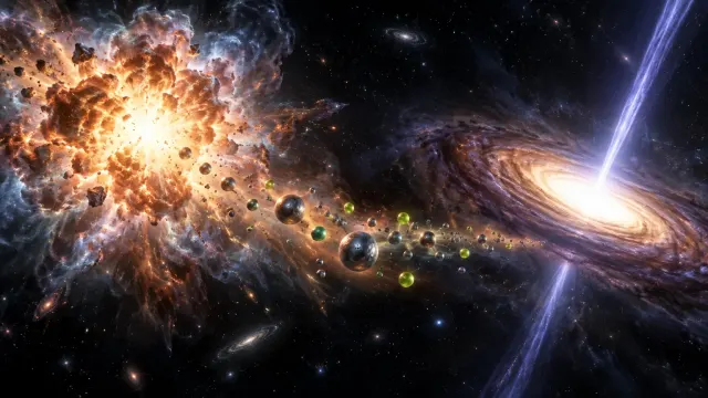 Hierro y magnesio junto a un cuásar: una posible huella de una supernova primordial