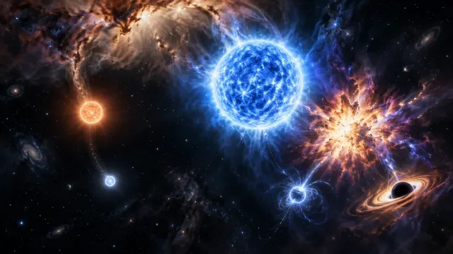 La masa marca el reloj estelar: por qué unas estrellas duran millones de años y otras, billones