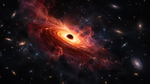Webb mide un agujero negro del universo temprano que podría preceder a su galaxia