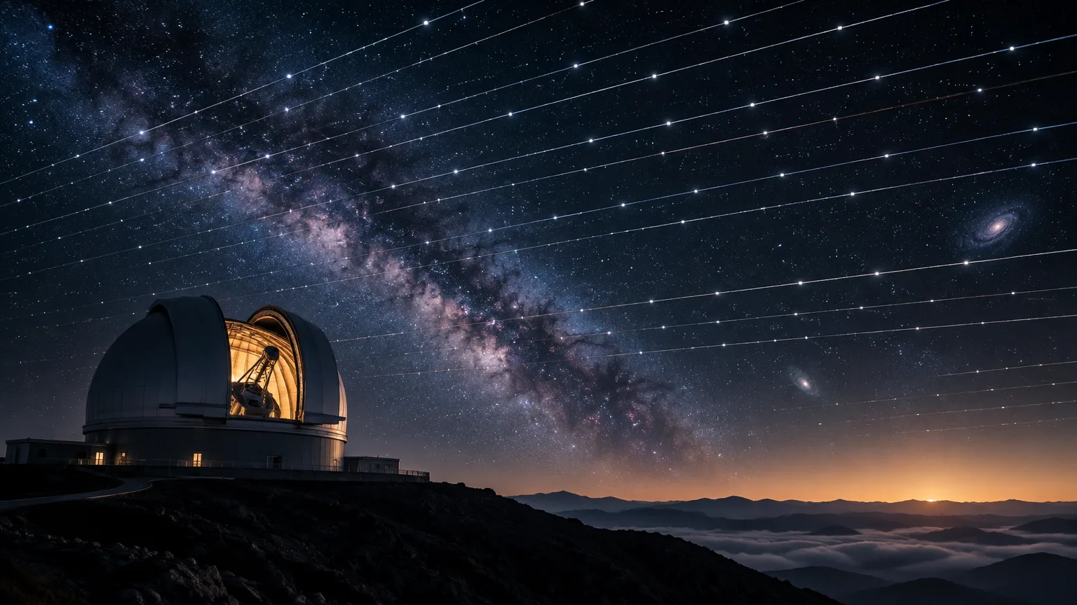 Observatorios astronómicos: la observación del cielo ante el reto de las megaconstelaciones
