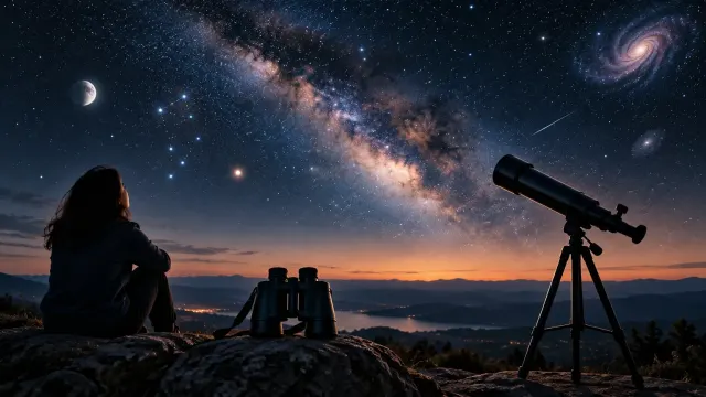 Ojos, prismáticos o telescopio: qué instrumento conviene para observar el cielo
