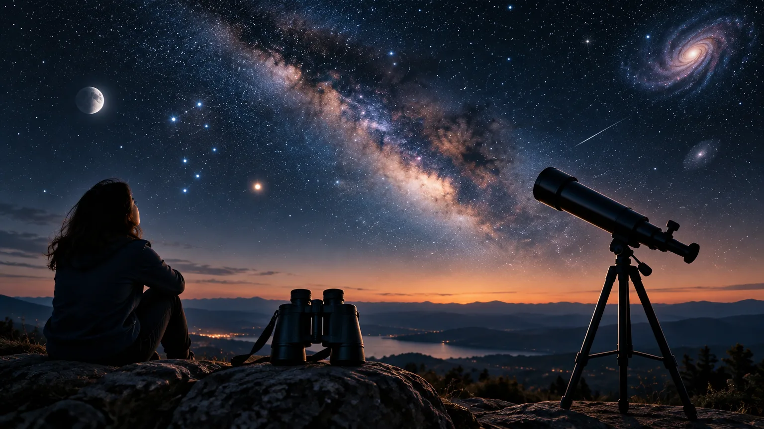 Ojos, prismáticos o telescopio: qué instrumento conviene para observar el cielo