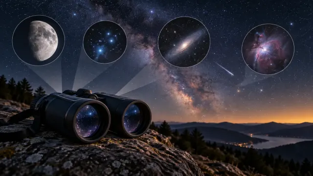 Prismáticos para observar el cielo: qué muestran y cómo elegirlos