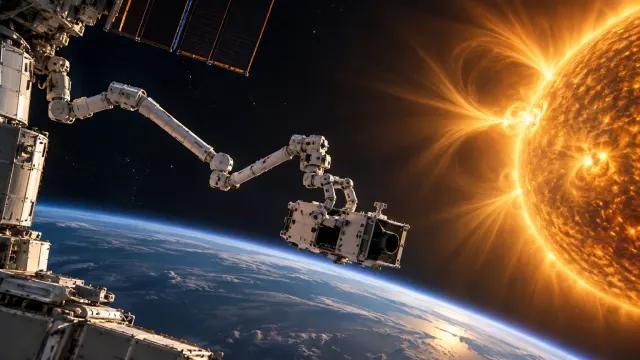 Robots en órbita: cómo Canadarm2 y Dextre ayudaron a estudiar la atmósfera del Sol