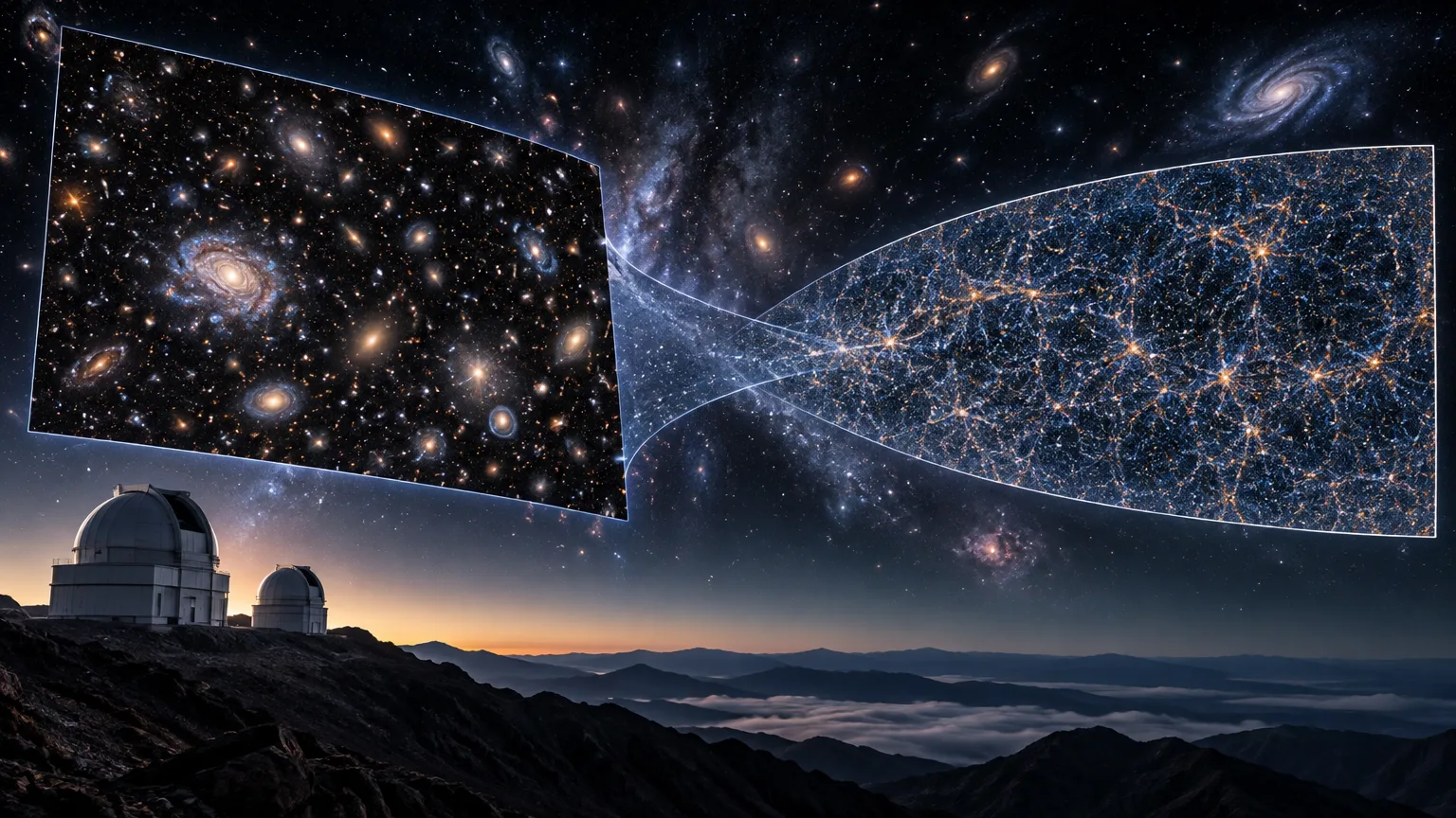 Rubin y DESI amplían la mirada de los observatorios terrestres