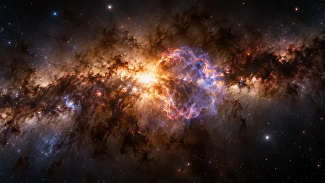 Sagittarius C podría ocultar un remanente de supernova en el centro galáctico