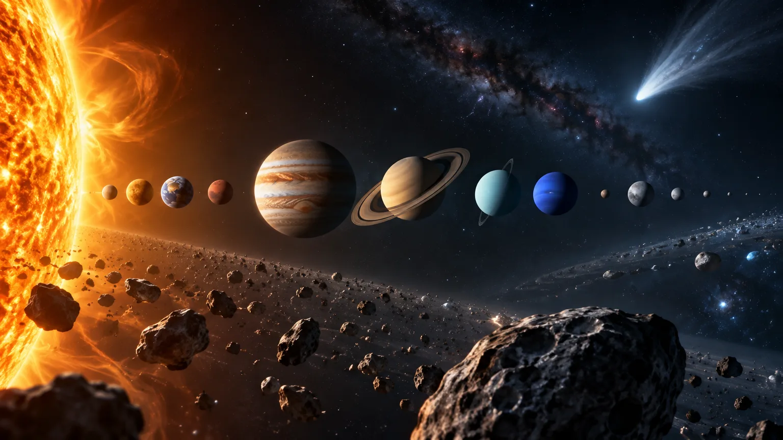 Sistema solar: el inventario de NASA y las investigaciones que siguen abiertas