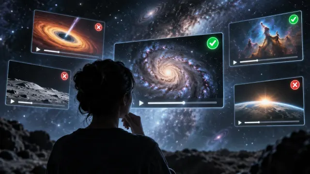 Vídeos de astronomía: cómo verificar las novedades antes de compartirlas
