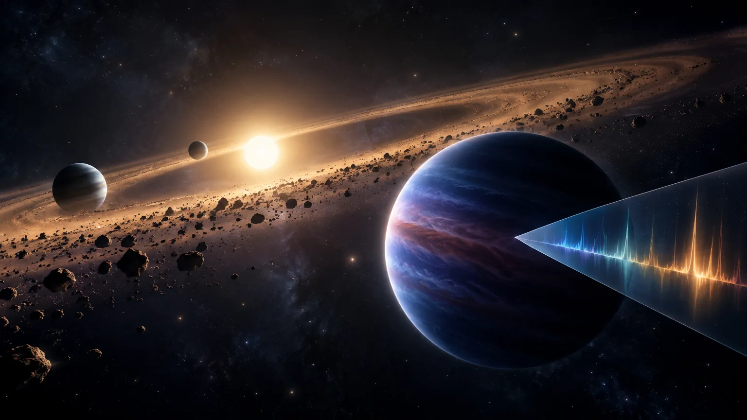 Webb descubre un tercer planeta gigante en el sistema Beta Pictoris